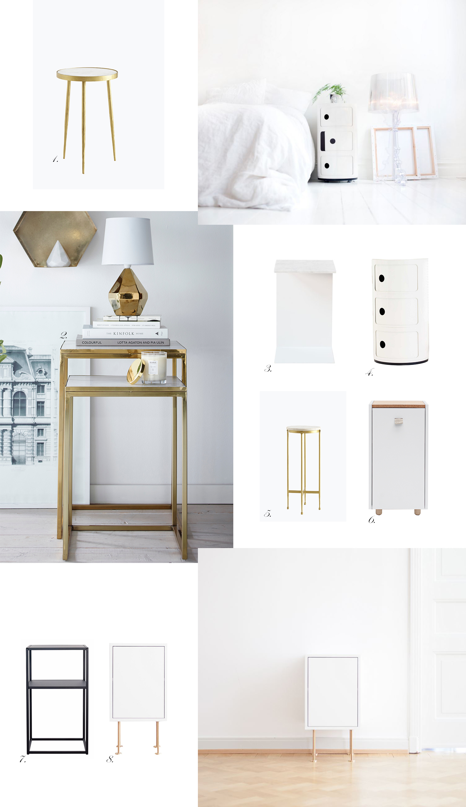 Char and the city - in the search of the perfect nightstand - here´s my favorite nightstands - check out them on the blog: //www.idealista.fi/charandthecity/2016/09/01/etsinnassa-yopoyta