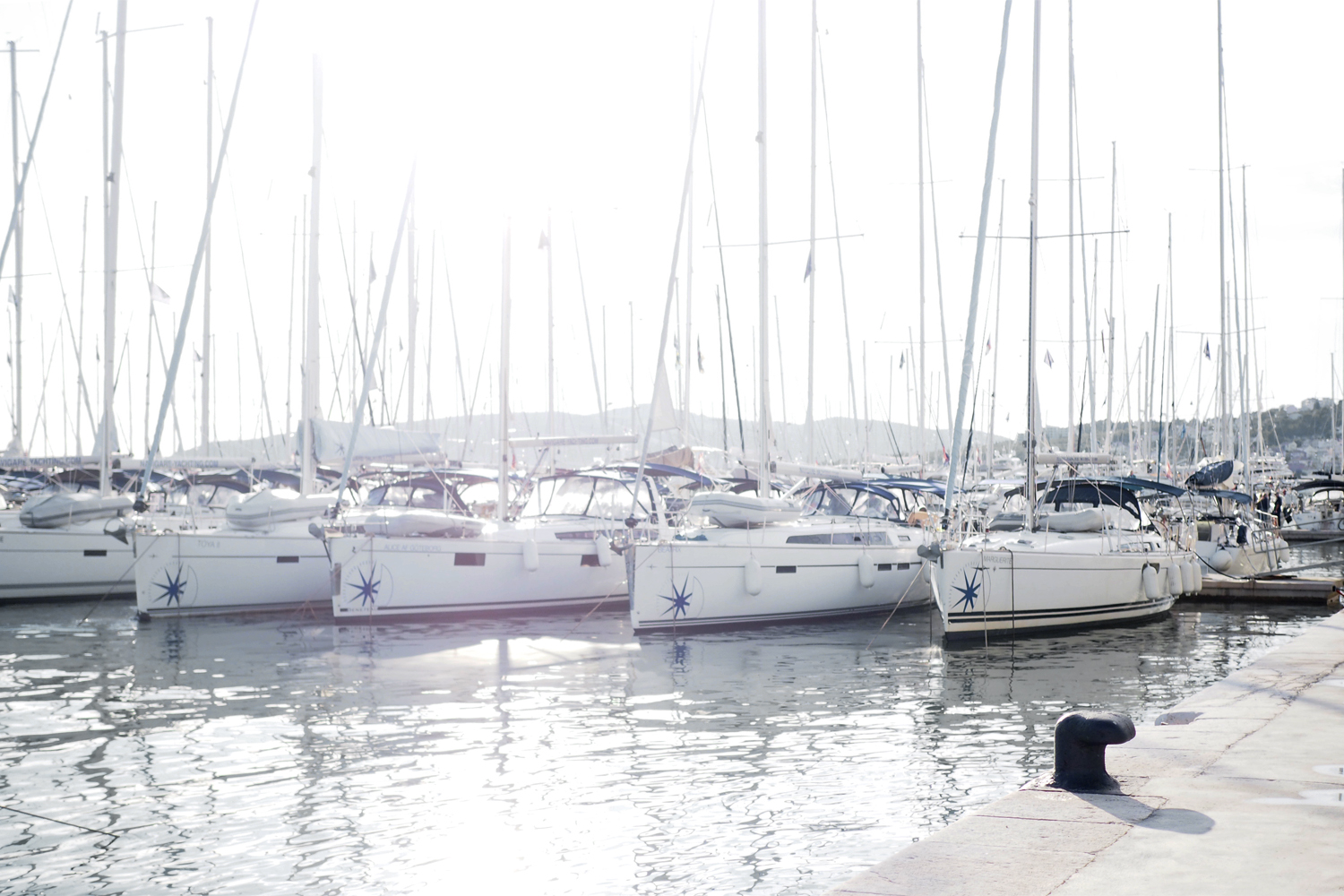 Char and the city - Sailing in Croatia - Trogir Marina - Navigare Yachting - Hanse 575 Isabelle -sailboat -read more on the blog: //www.idealista.fi/charandthecity/2016/10/14/trogir-marina/