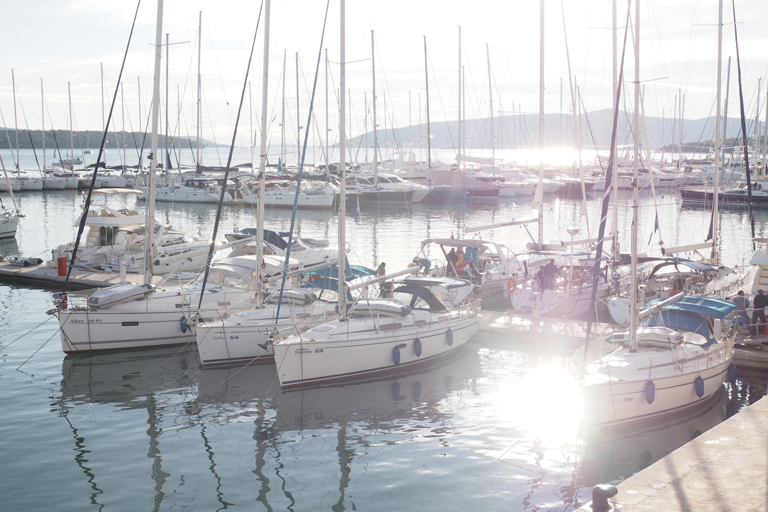 Char and the city - Sailing in Croatia - Trogir Marina - Navigare Yachting - Hanse 575 Isabelle -sailboat -read more on the blog: //www.idealista.fi/charandthecity/2016/10/14/trogir-marina/
